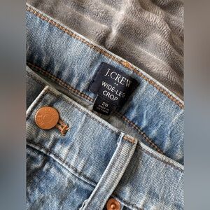 J. Crew Wide-leg cropped jean in all-day stretch